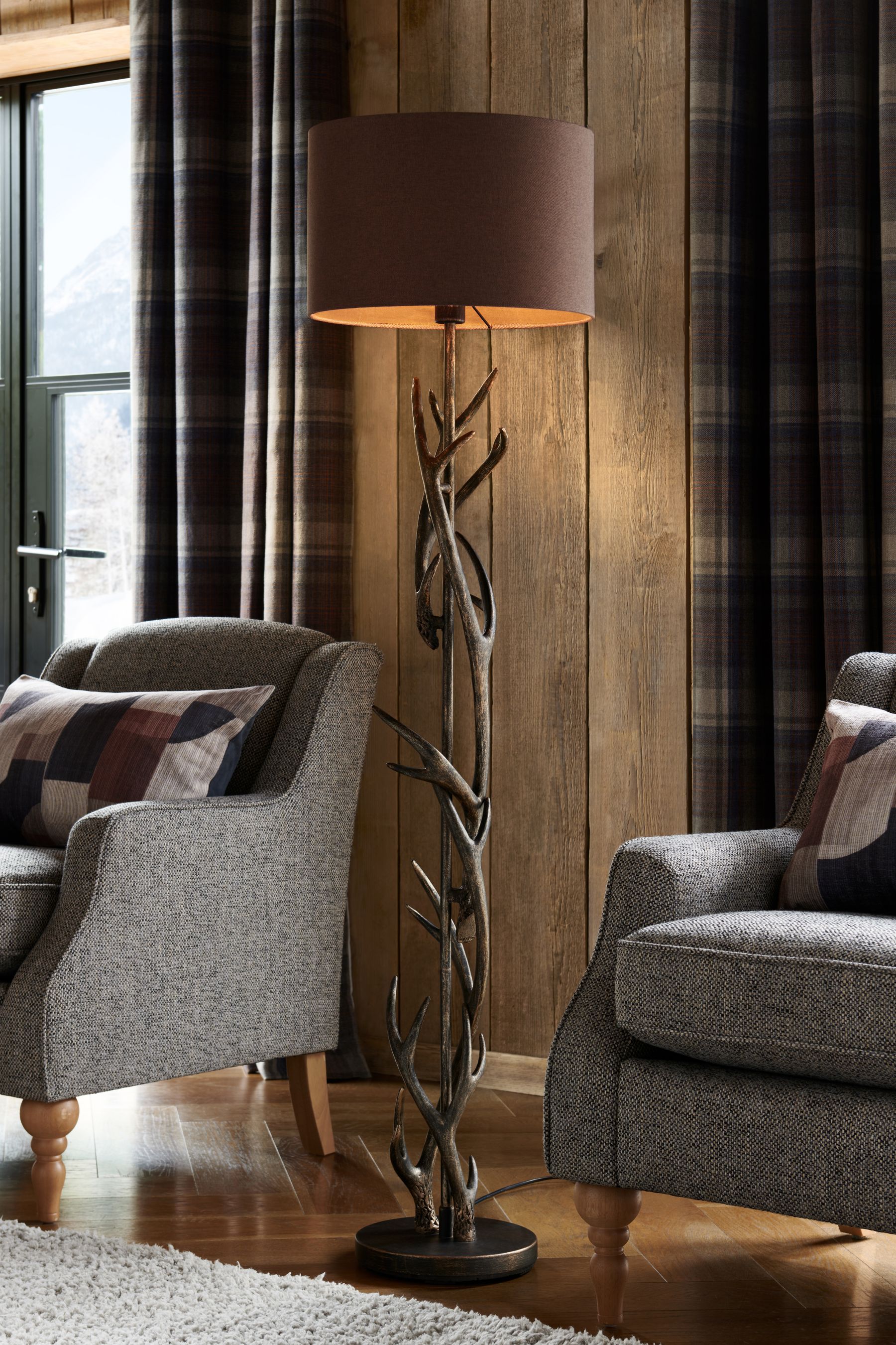 Stag floor lamp deals