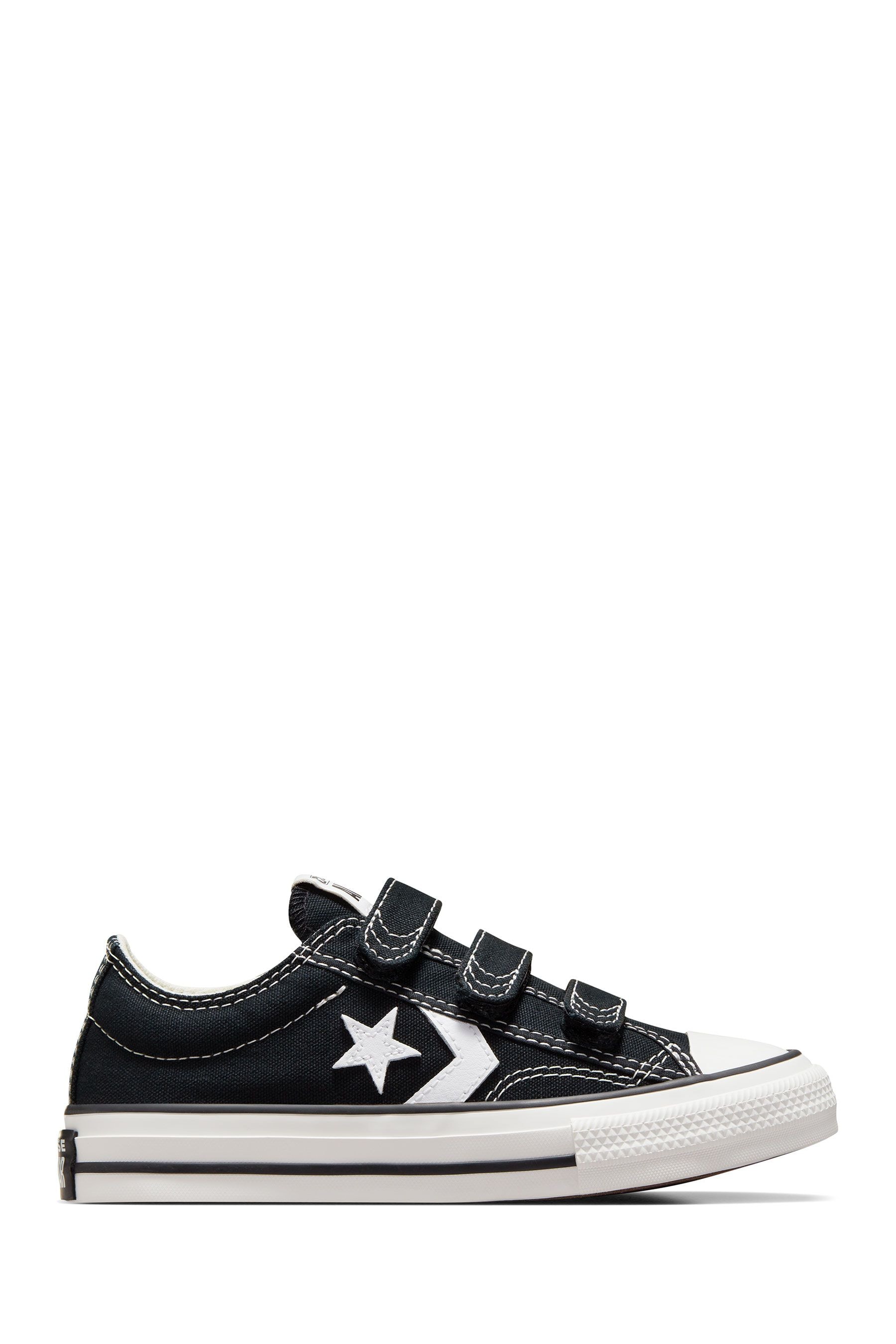 Converse best sale 3v black