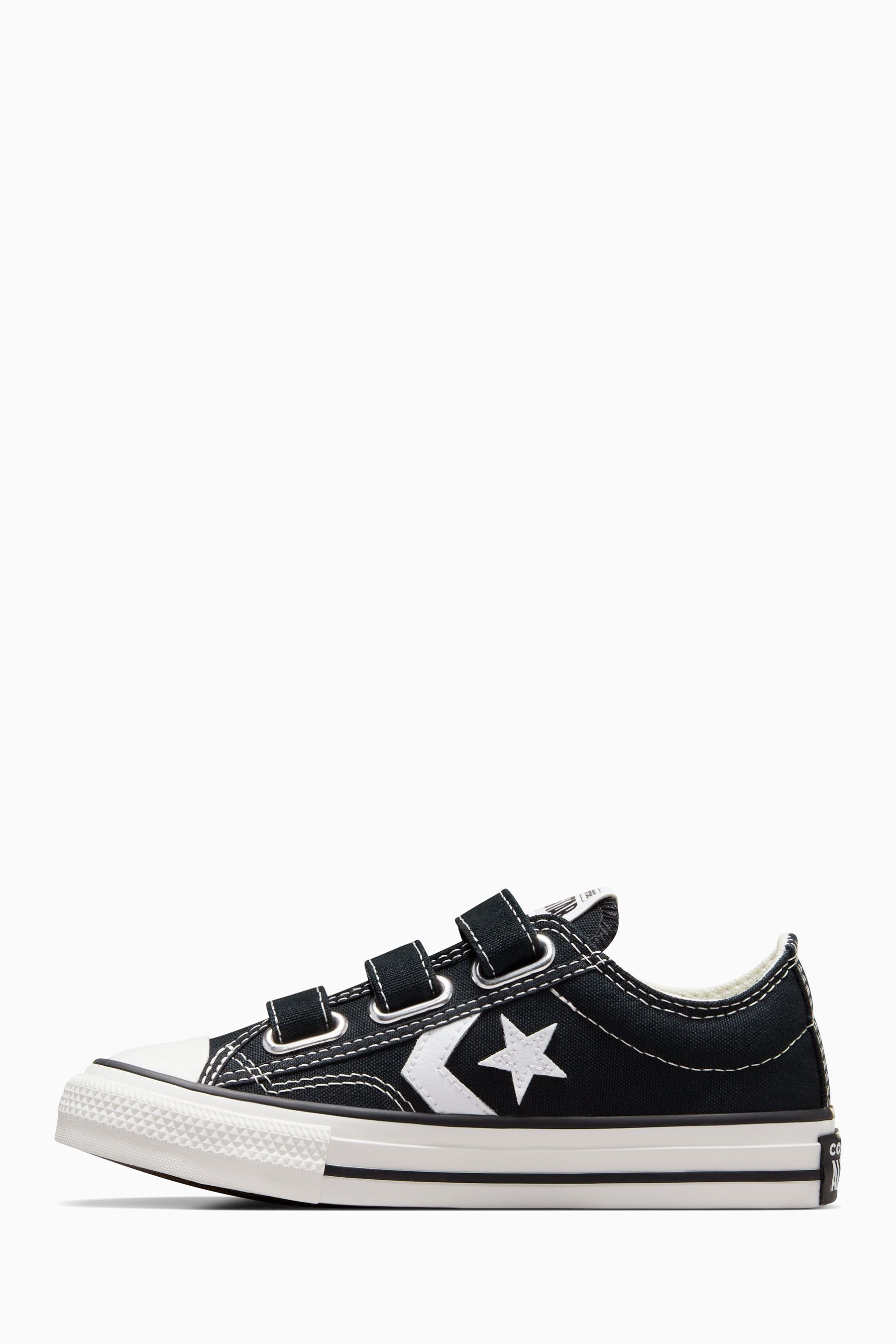 Converse Black Junior 3V Star Player 76 Easy On Trainers