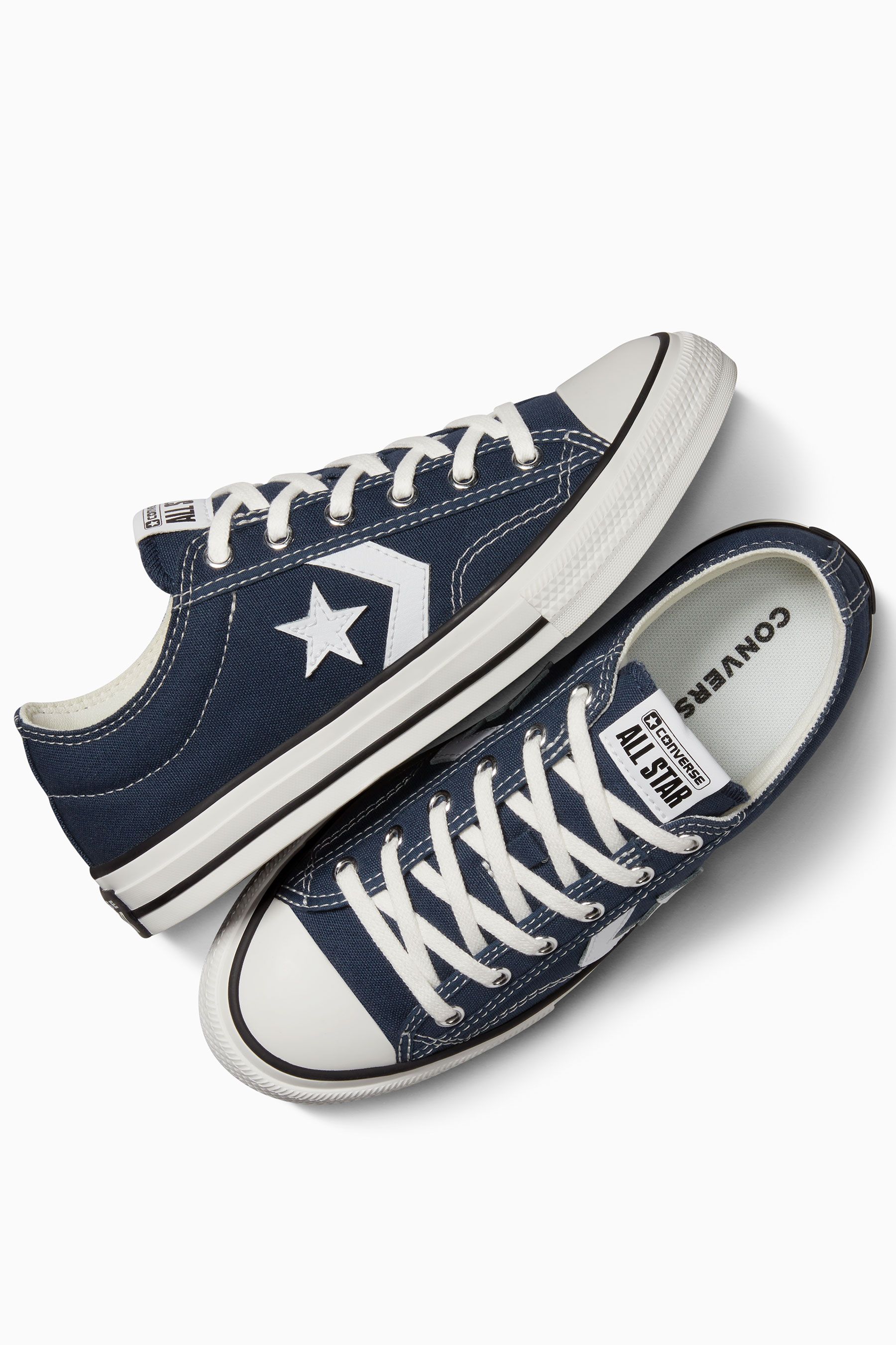 Buy Converse Navy Youth Star Player 76 Easy On Trainers from the
