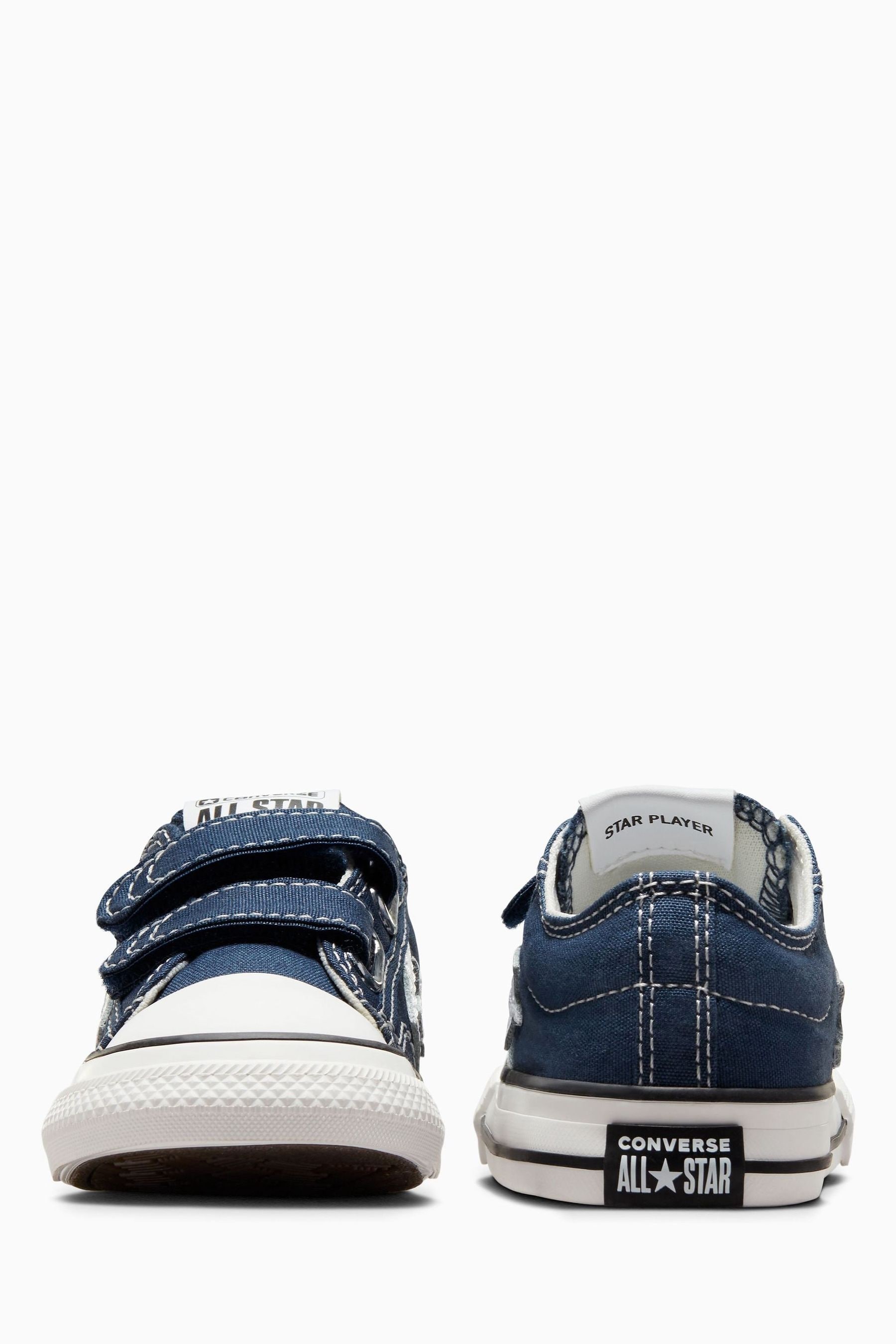 Navy blue on sale converse toddler