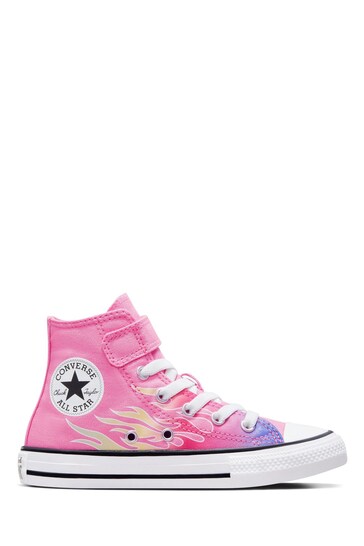 Converse Pink All Star Easy On 1V Junior Trainers