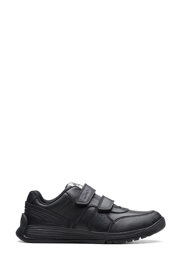 Clarks Black Multi Fit  Kids  Cica Star Orb Trainers