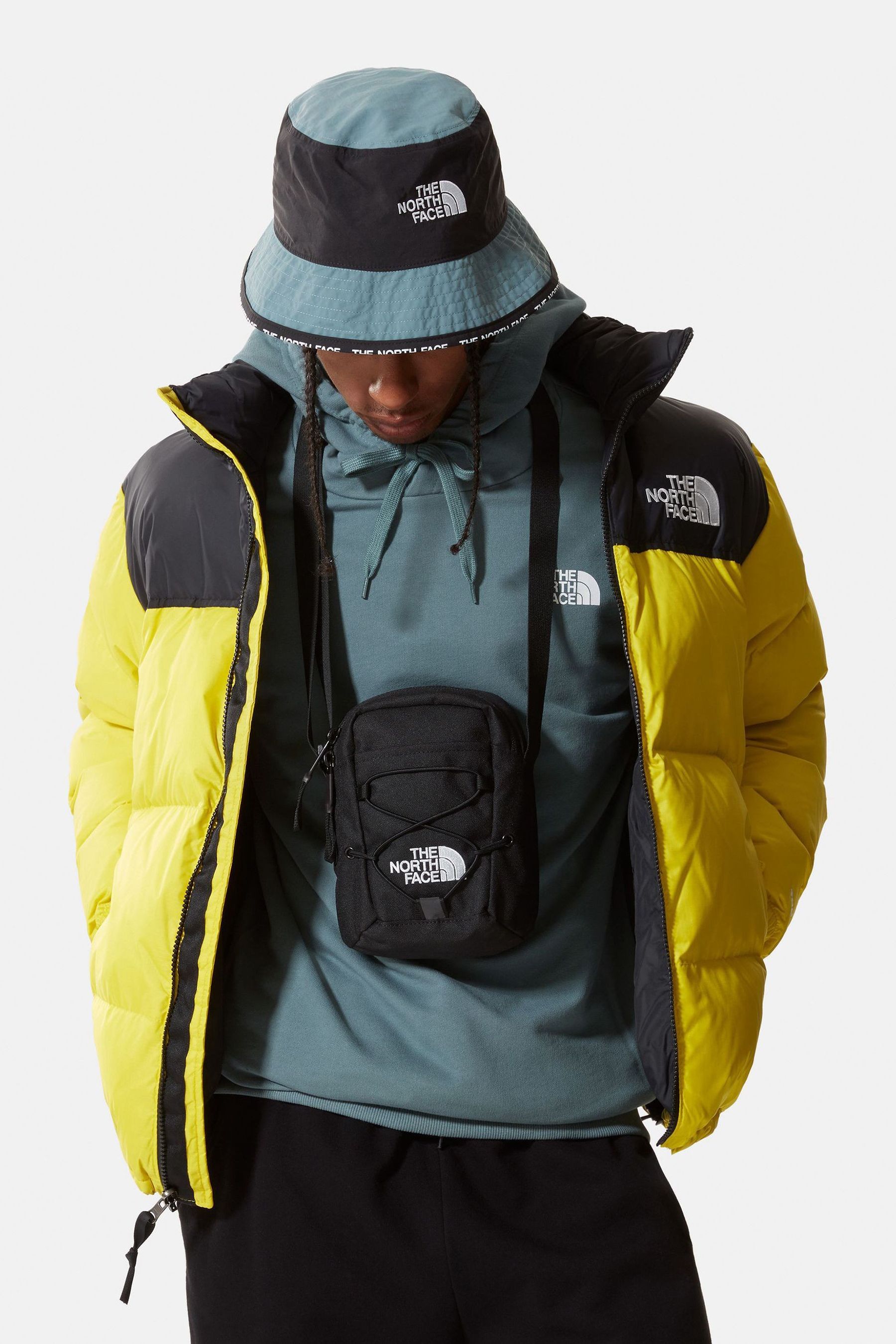 The north face convertible shoulder 2025 bag black