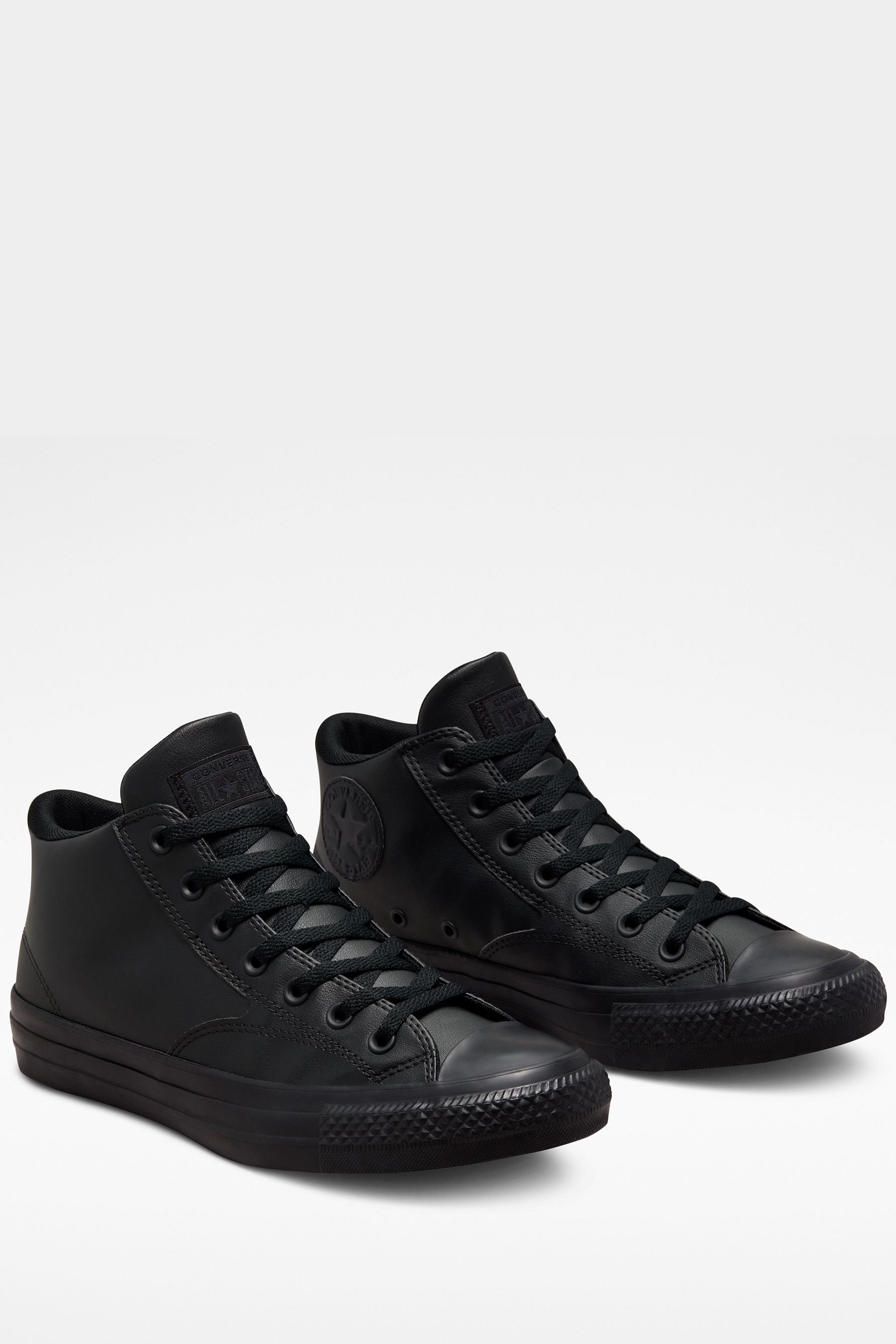 Converse black boots top