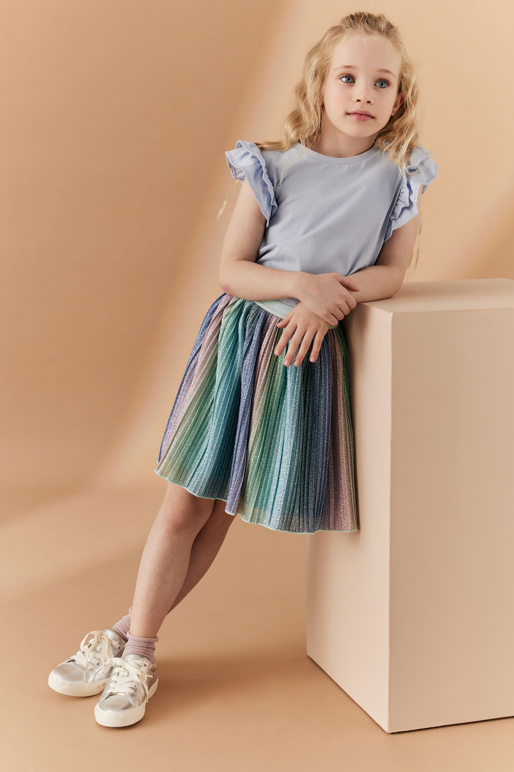 Royal blue skirt and top shop