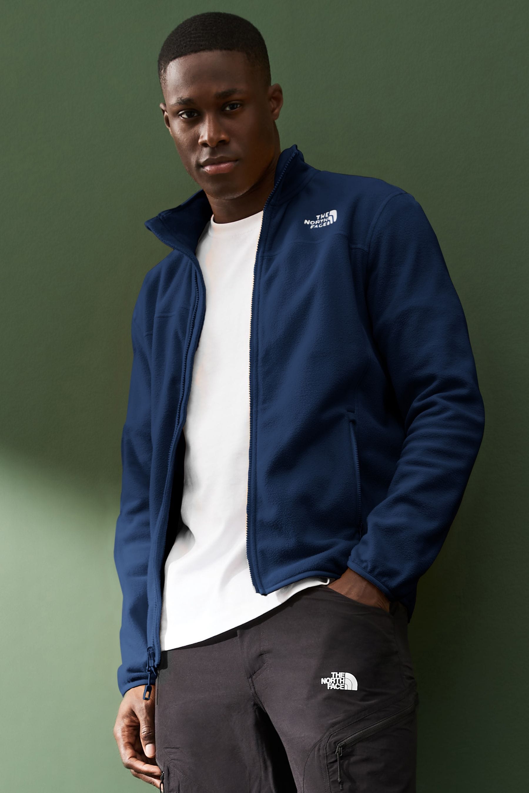 North face glacier best sale zip