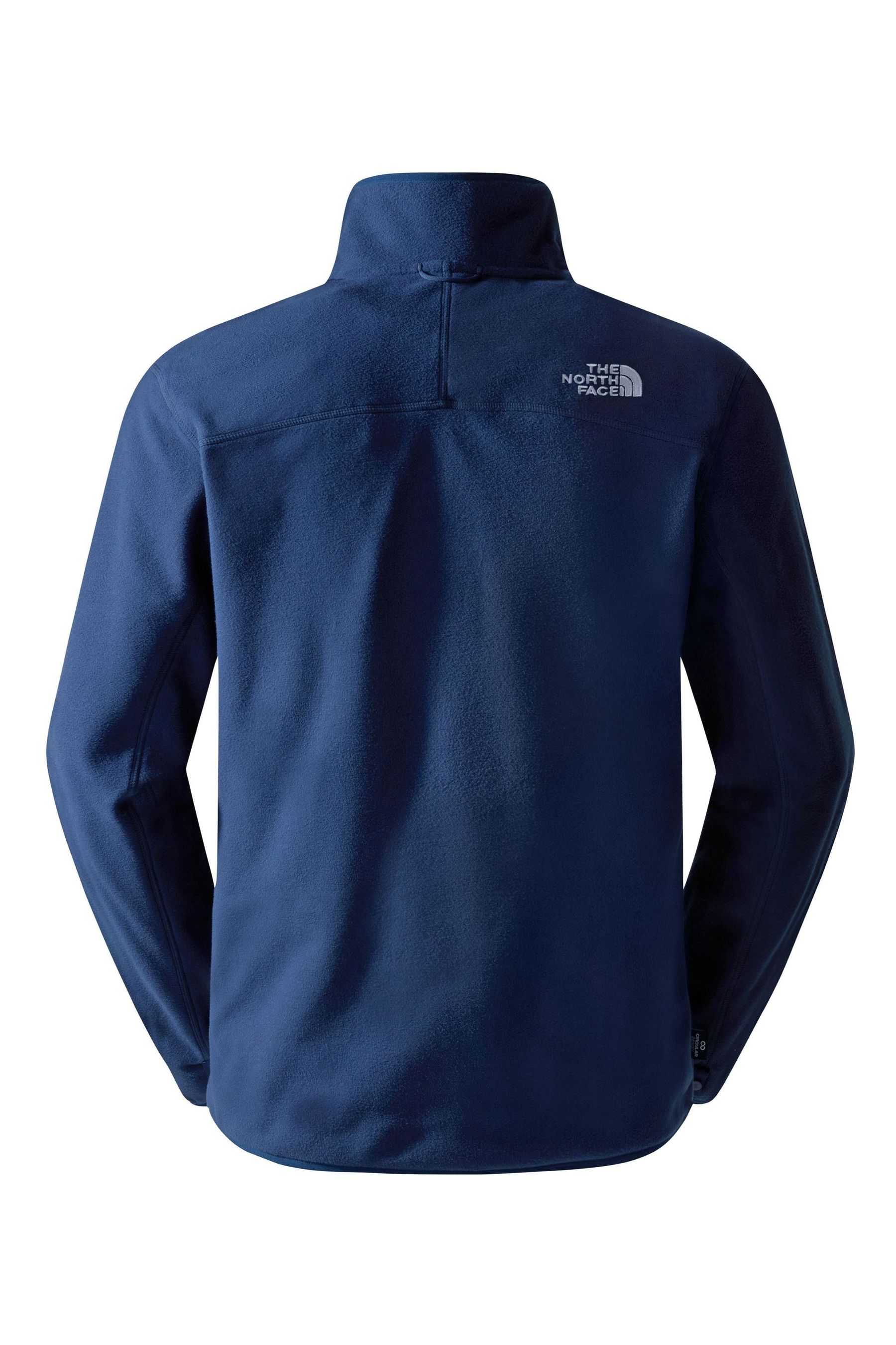 North face cheap fleece blue