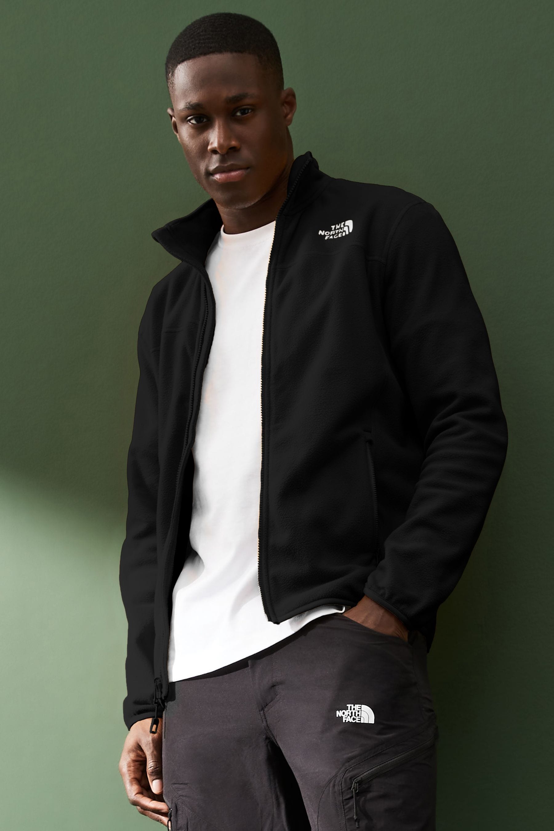 North face cheap glacier zip