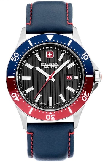 Swiss Military Gents Blue Hanowa Flagship X Watch