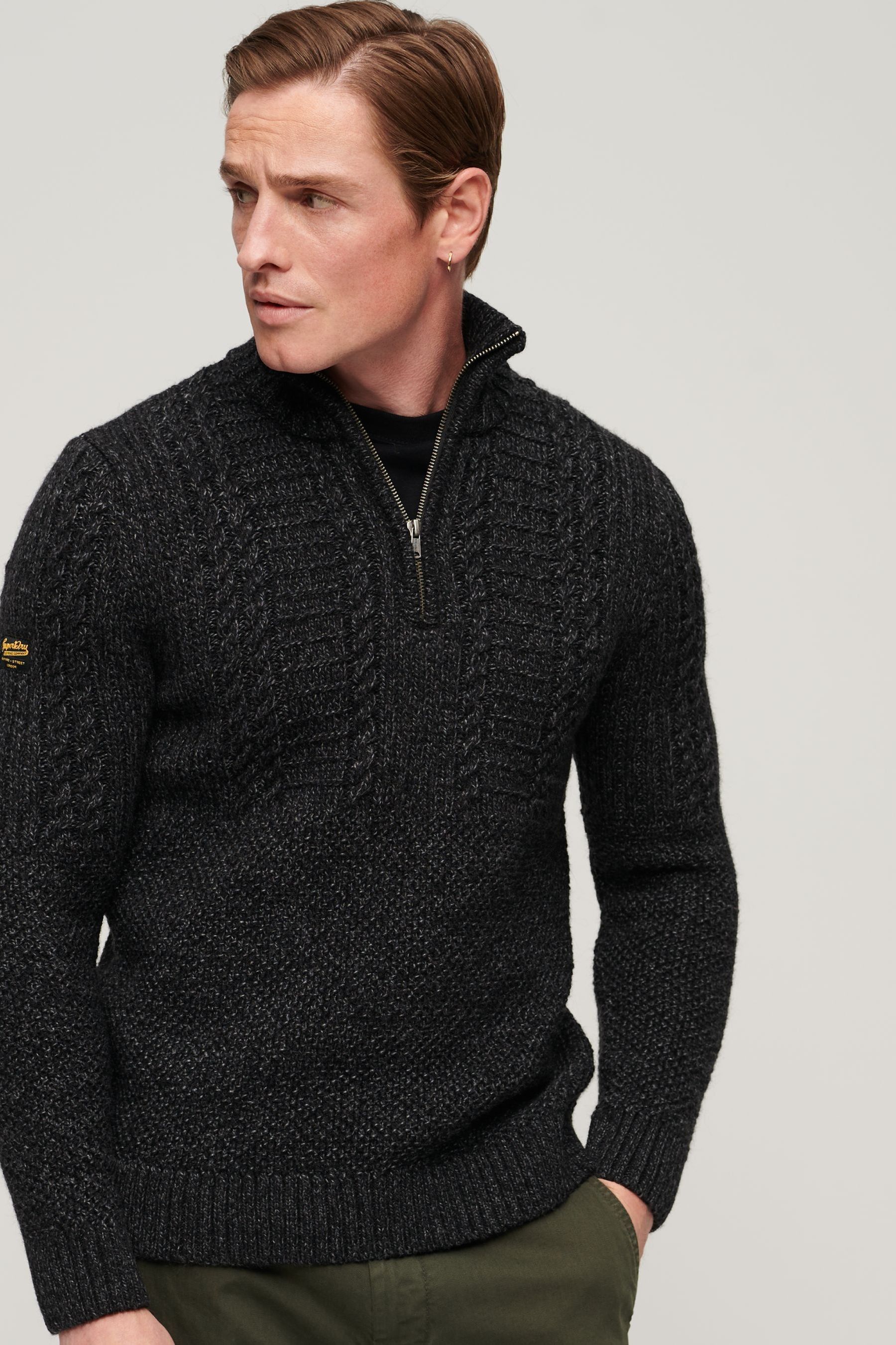Mens online henley jumper