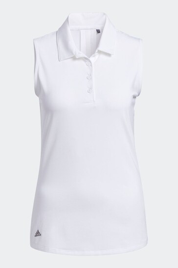 adidas Golf Ultimate 365 Solid Sleeveless Polo Shirt