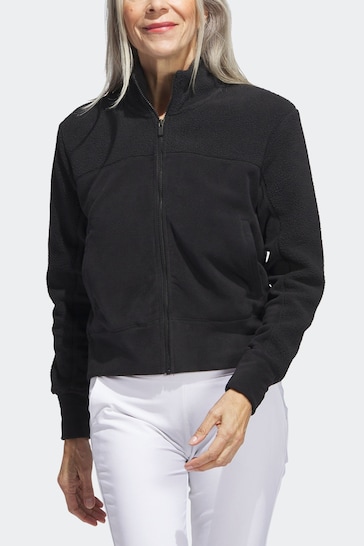 adidas datamosh Golf Full-Zip Fleece Jacket