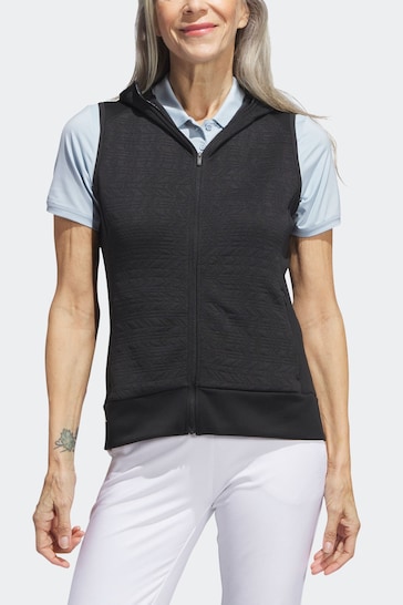 adidas Golf Black COLD.RDY Full-Zip Vest