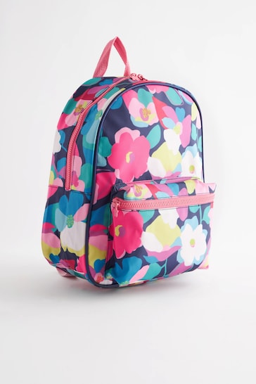 Purple Floral Backpack