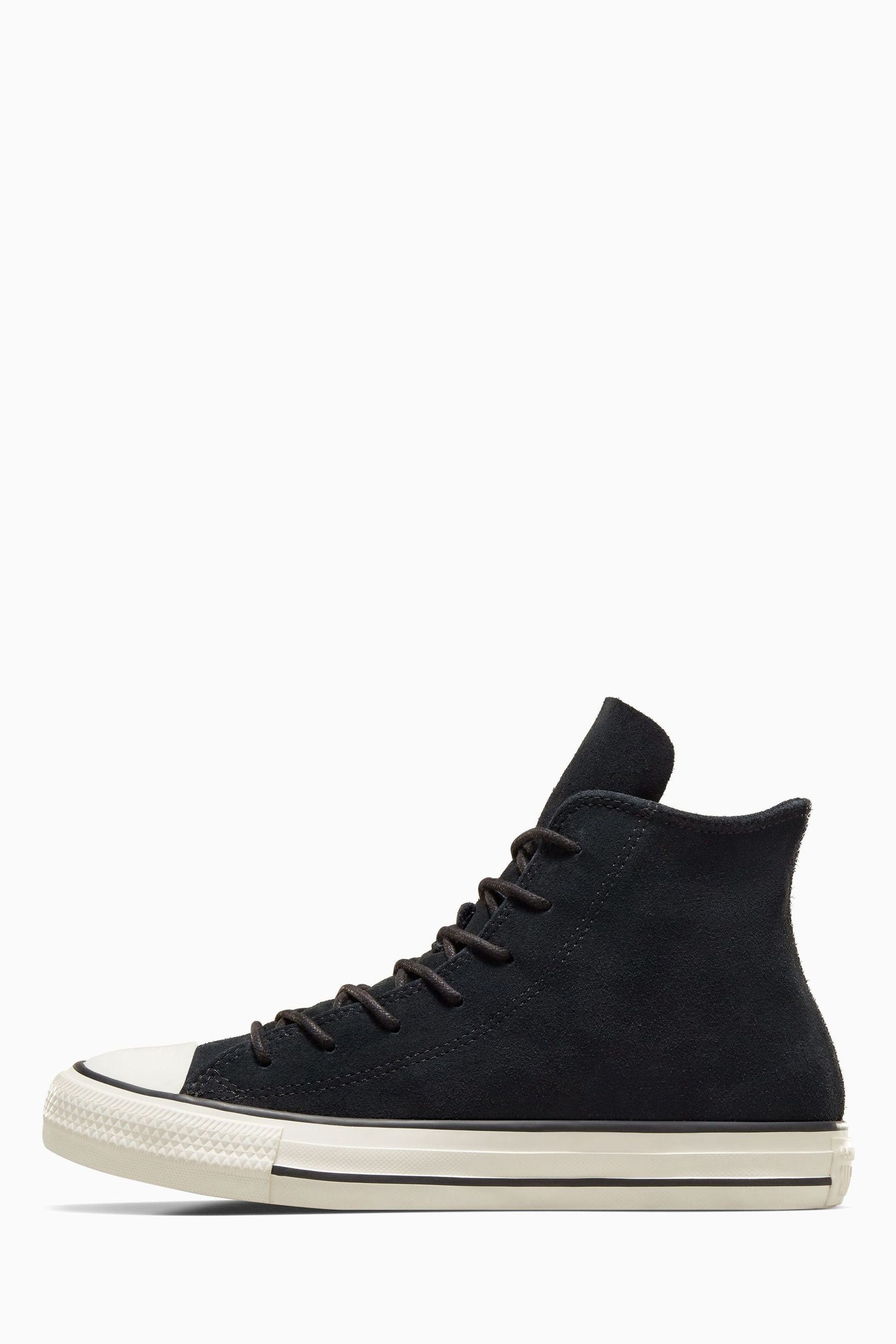 Converse black online suede sneaker