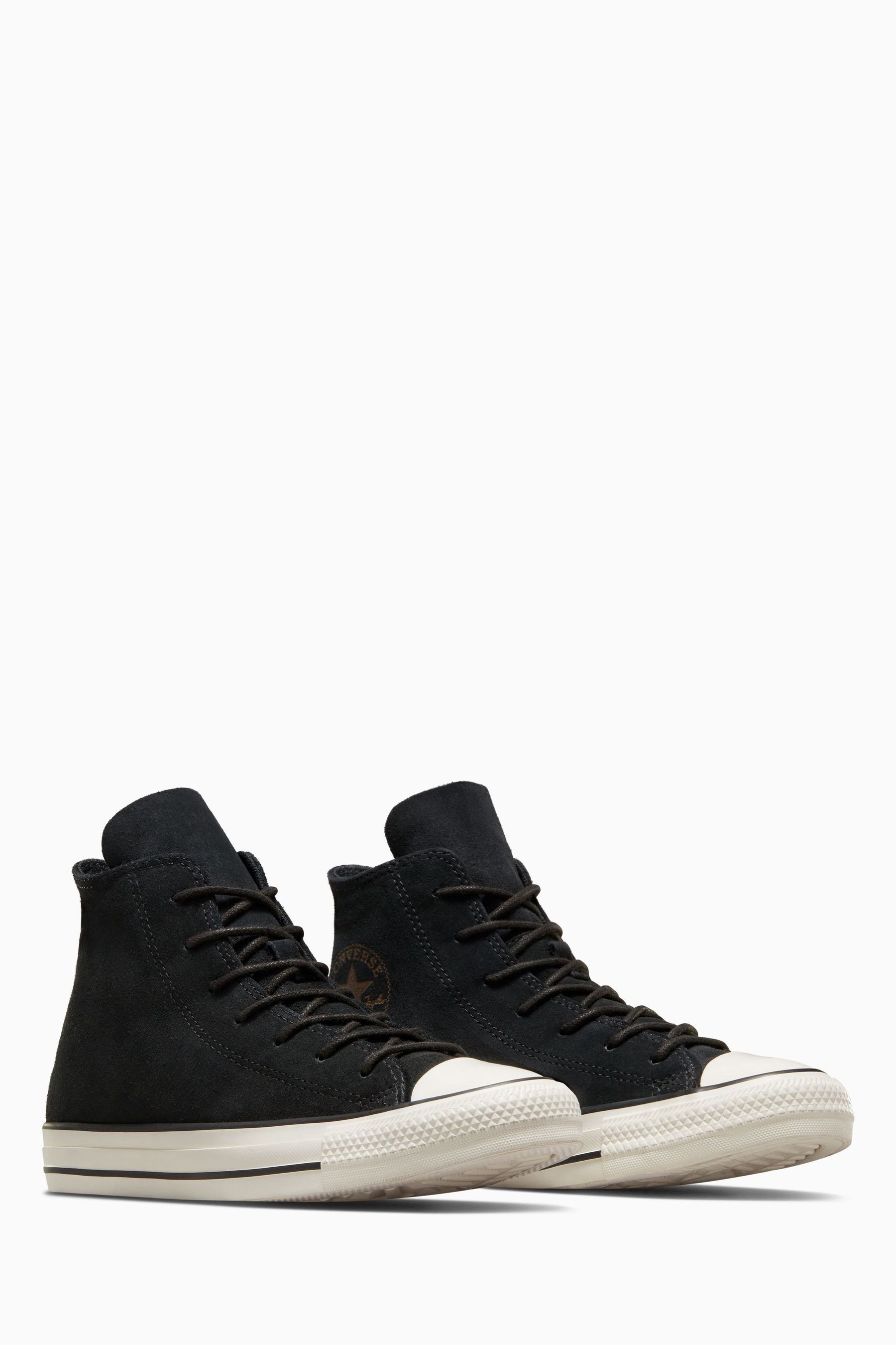Black store converse suede