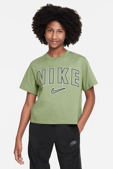 Nike Dark Green Oversized Trend T-Shirt