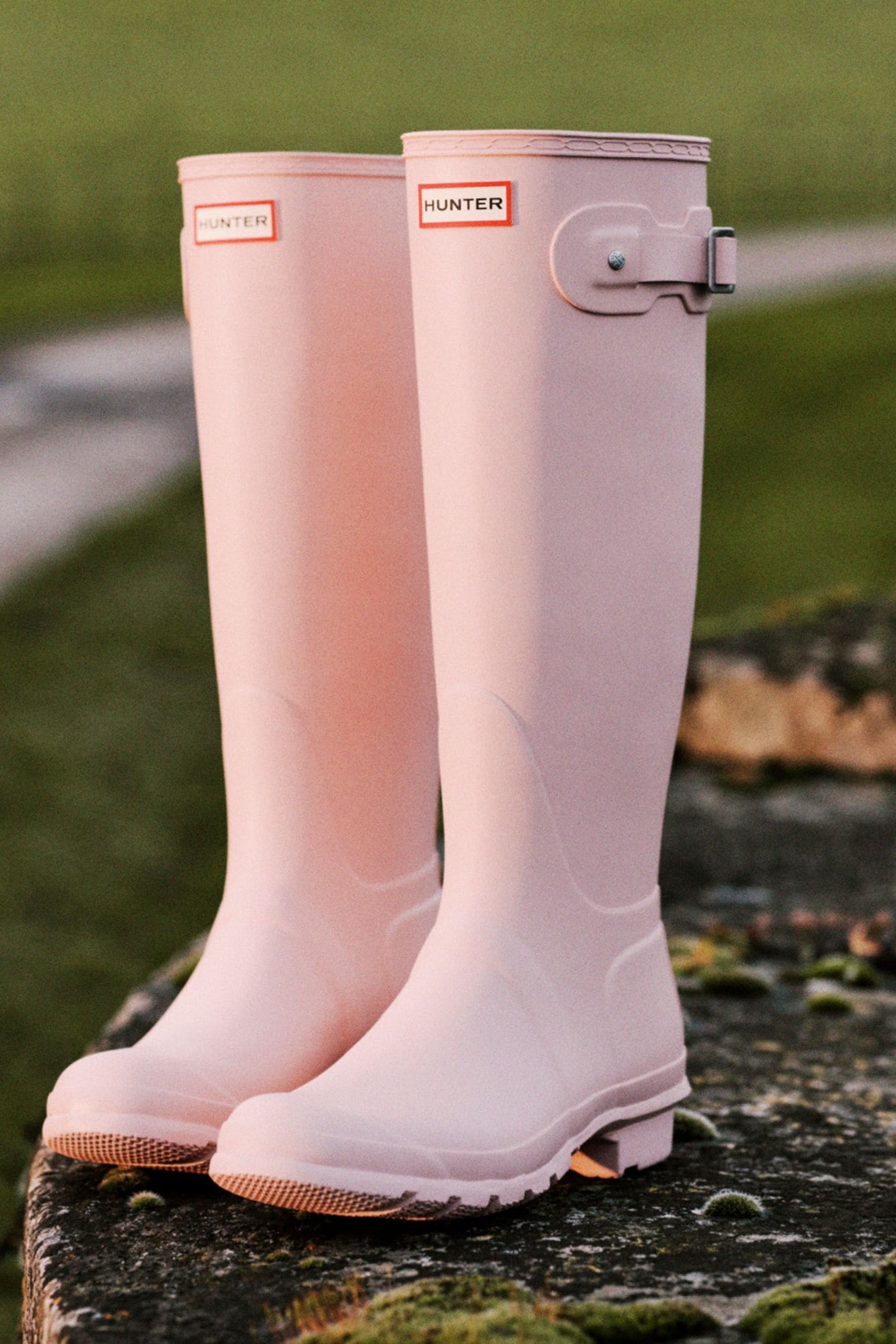 Hunter Pink Original Tall Wellies