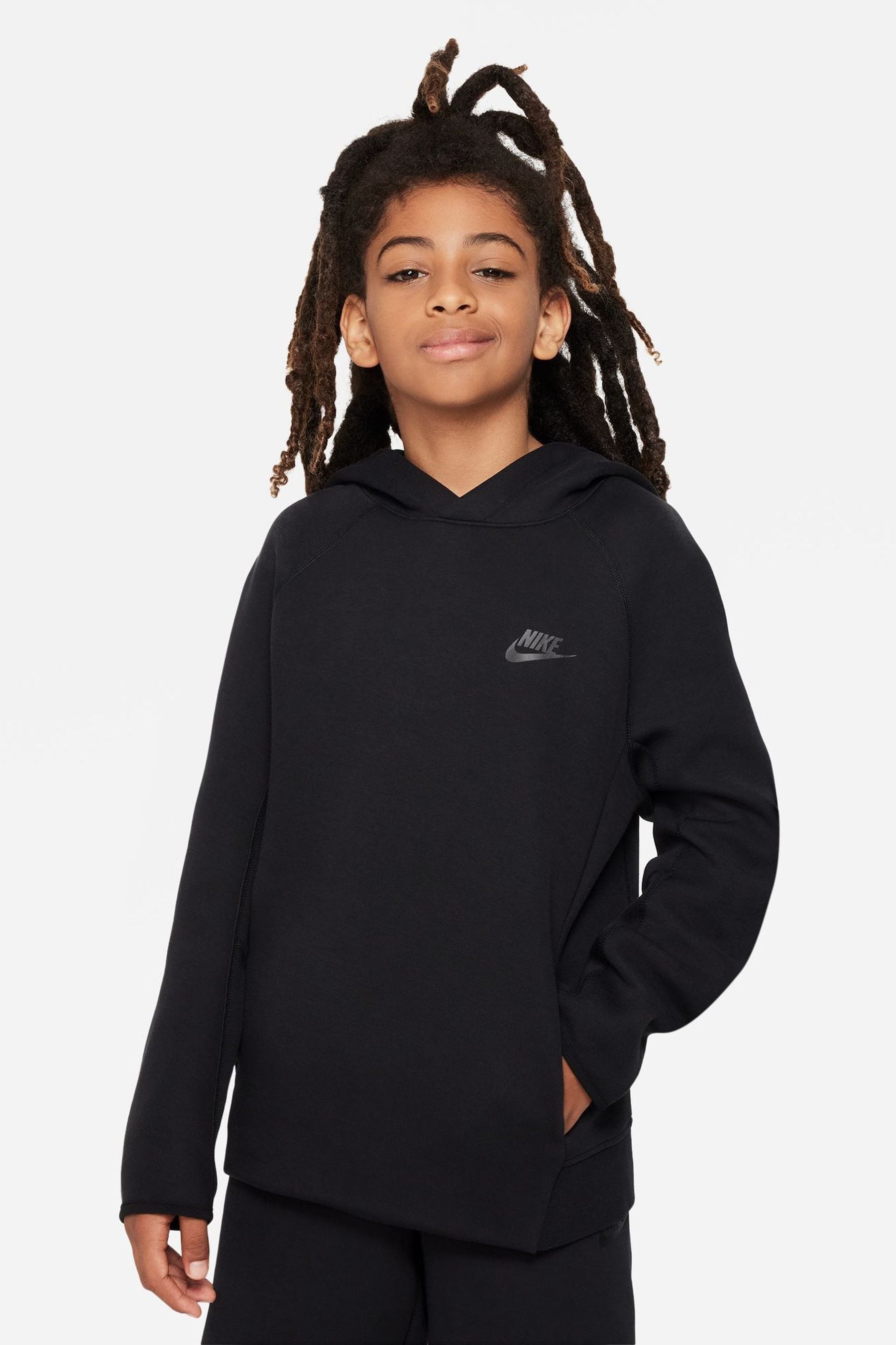 Dark grey nike tech fleece hoodie sales