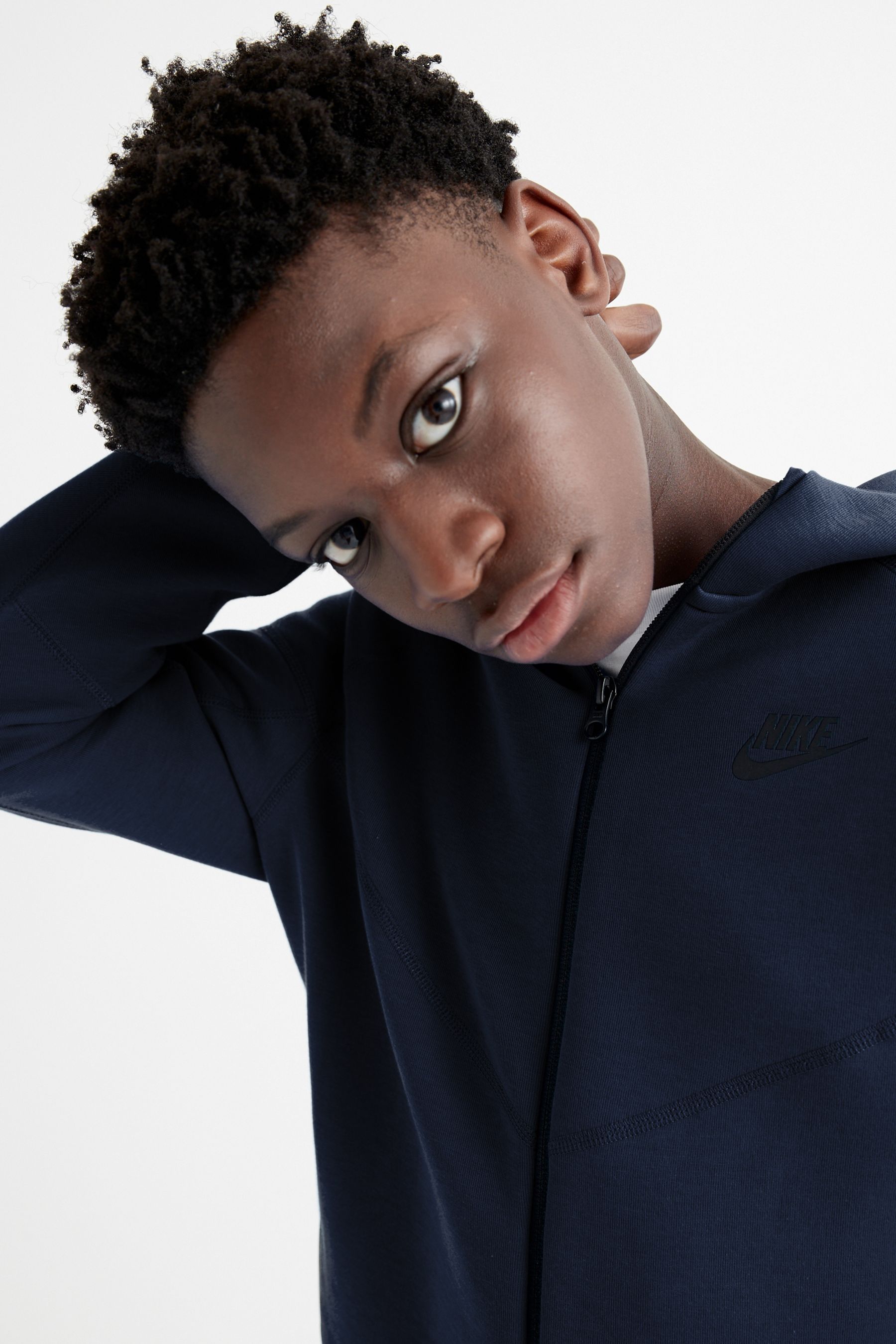 Buy Nike Dark Blue Tech Fleece Zip Through Hoodie from the Next UK online shop
