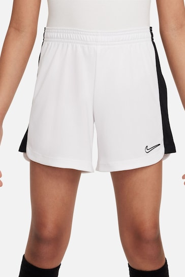 Nike White DriFIT Academy Training Shorts