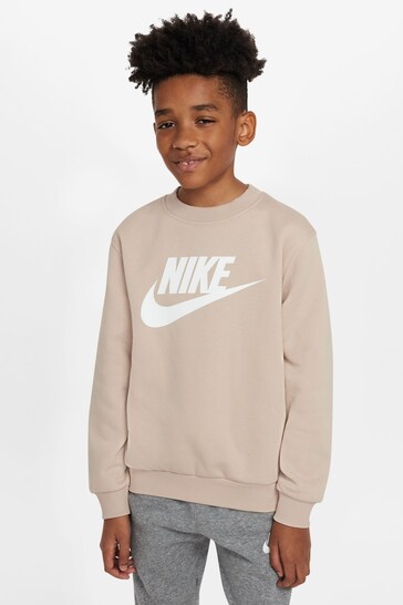 Nike Neutral Club Fleece Logo Sweatshirt