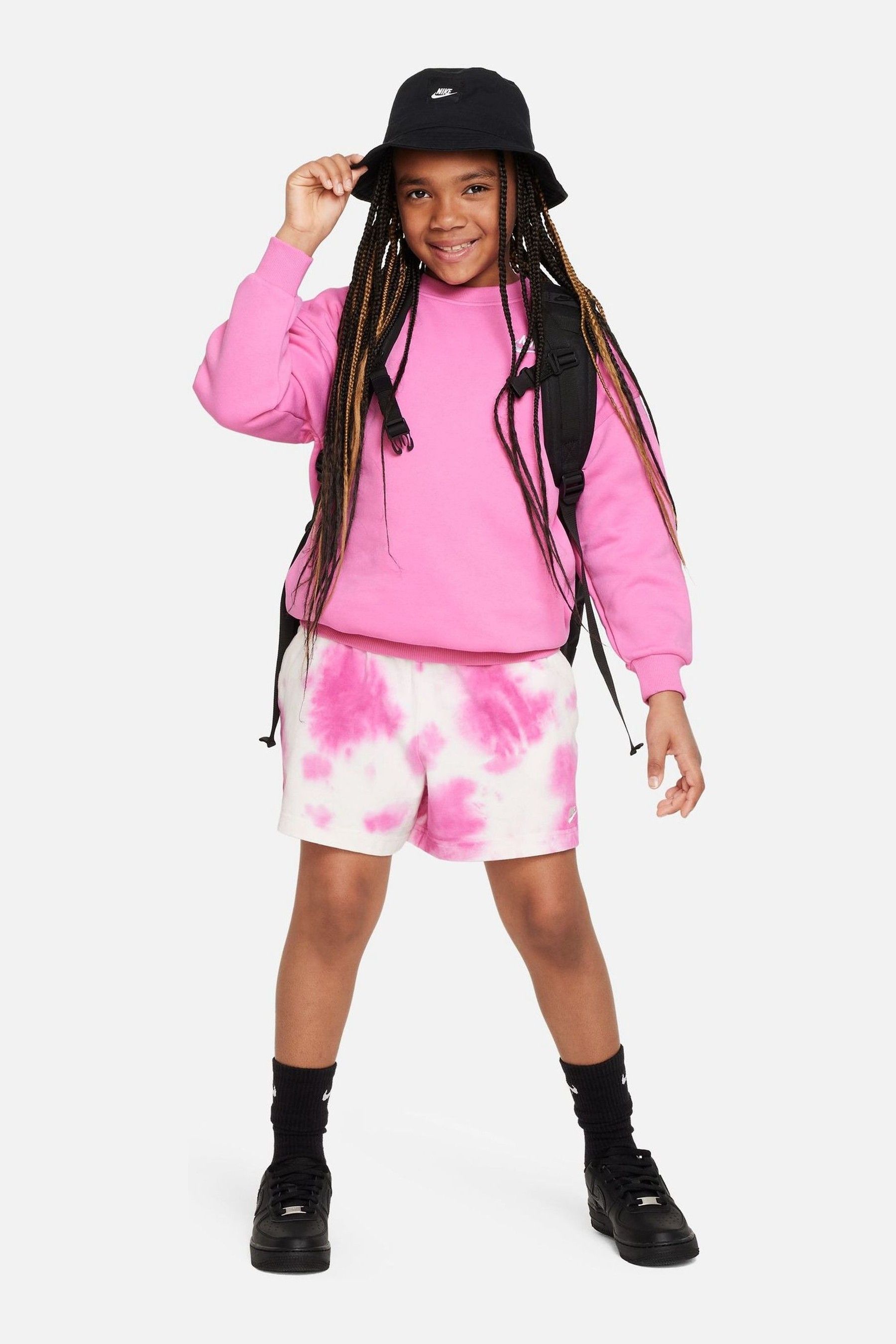 Baby pink shop nike sweatsuit