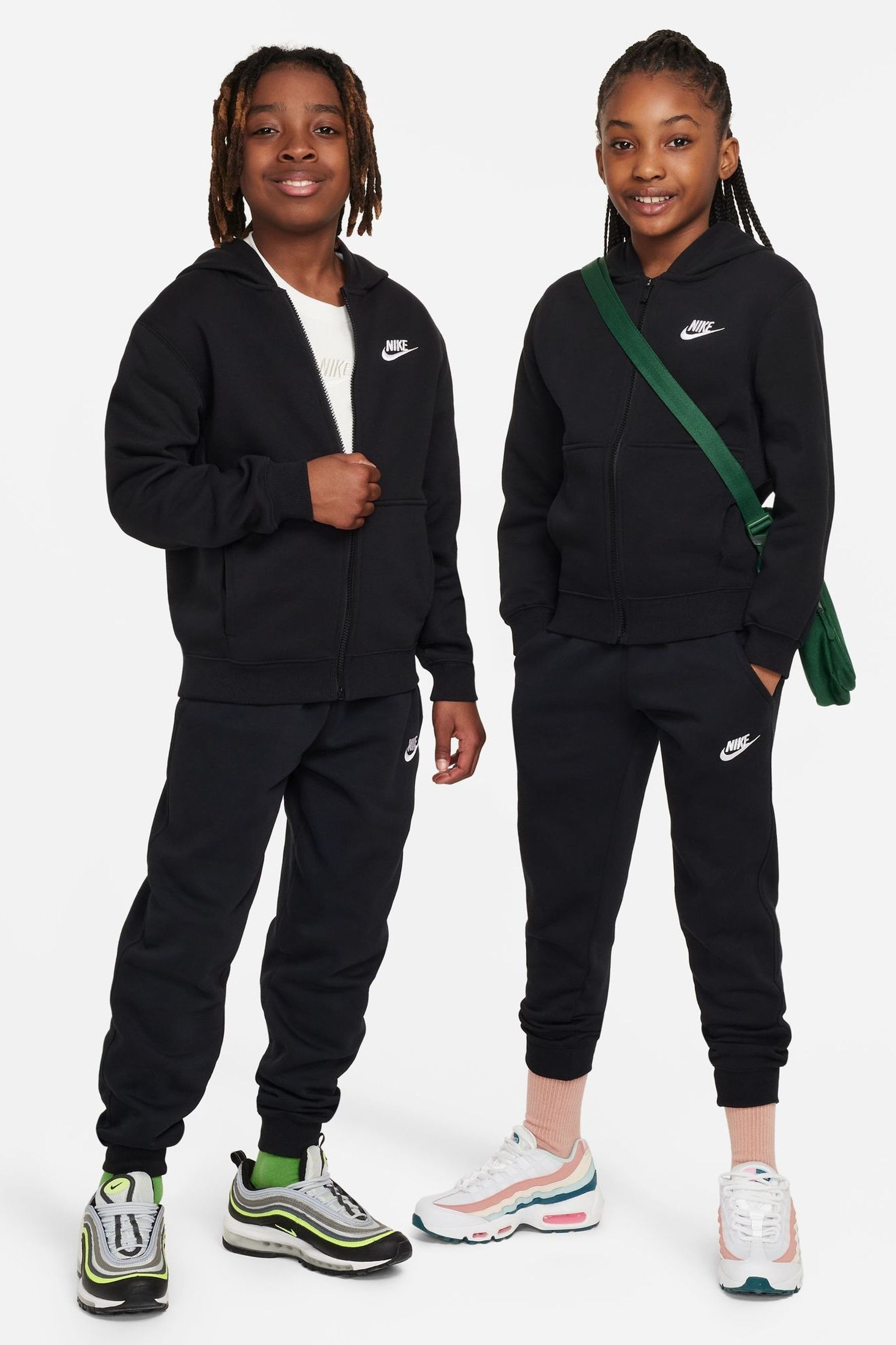 Buy Nike Black Club Fleece Tracksuit from the Next UK online shop