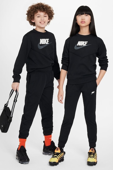 Nike Black Crew Tracksuit