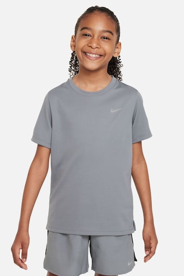 Nike Grey Dri-FIT Miler T-Shirt