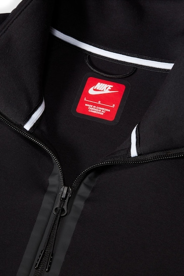 Nike Black Tech Fleece Half Zip Sweatshirt