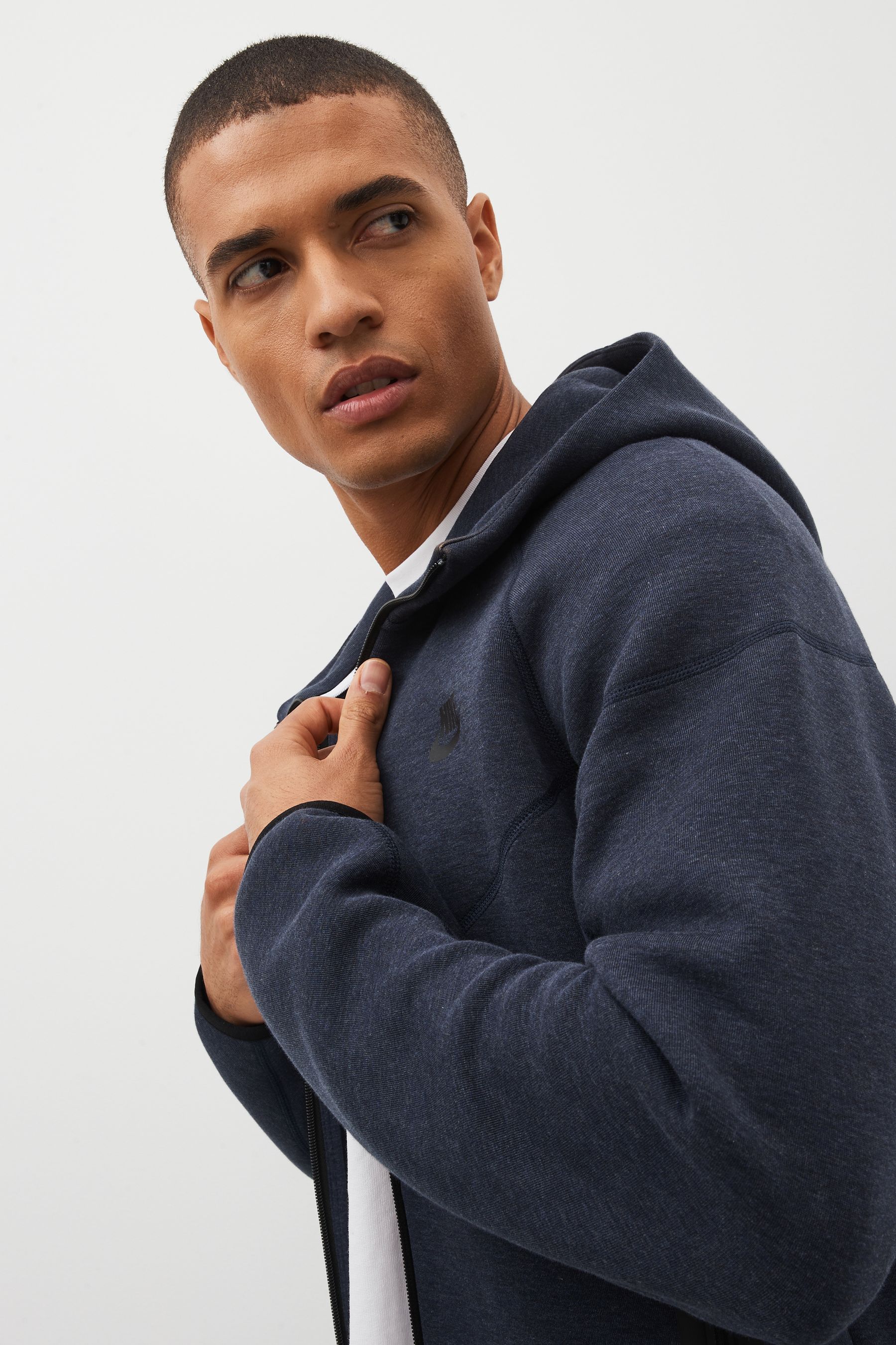 Buy Nike Navy Tech Fleece Full Zip Hoodie from the Next UK online shop