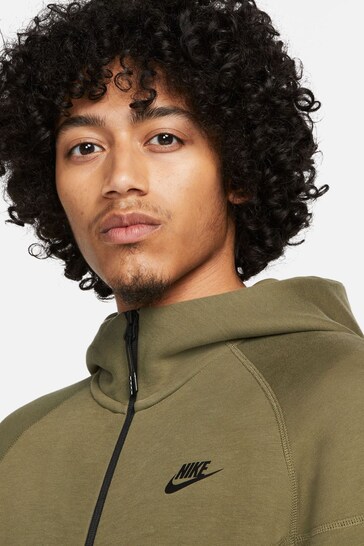 nike tech hoodie green