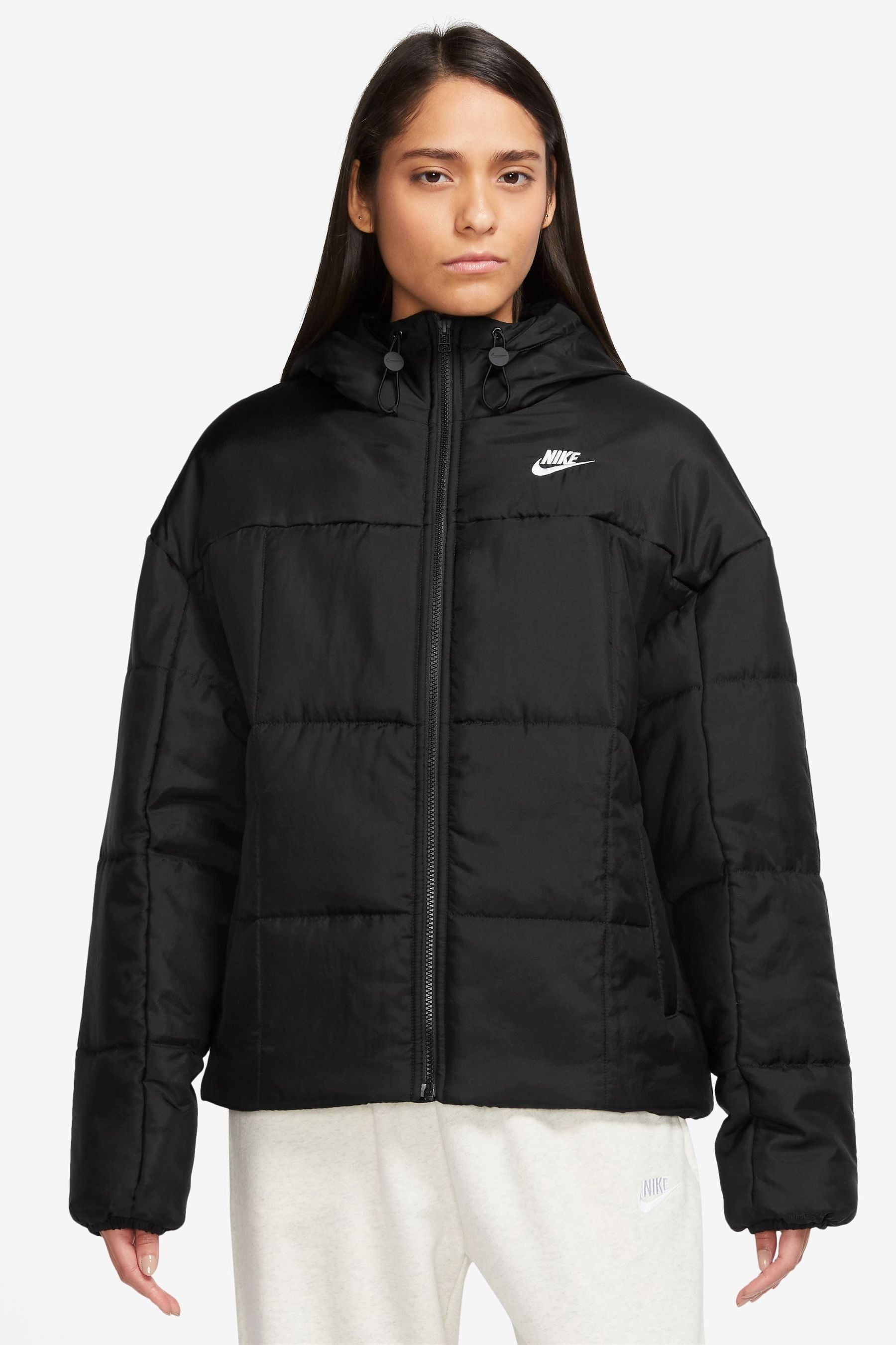 Nike Black Therma FIT Puffer Jacket