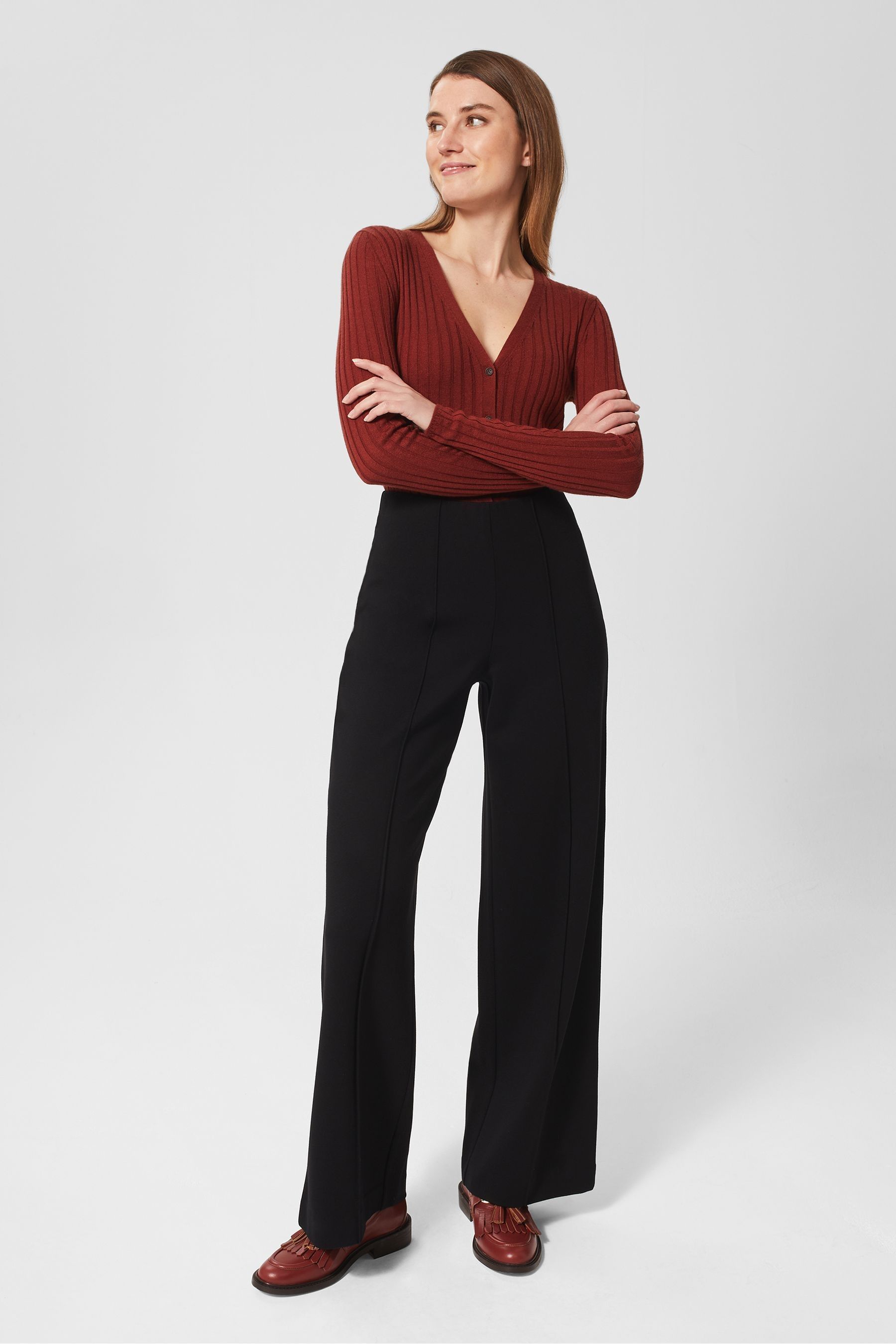 Hobbs black trousers online