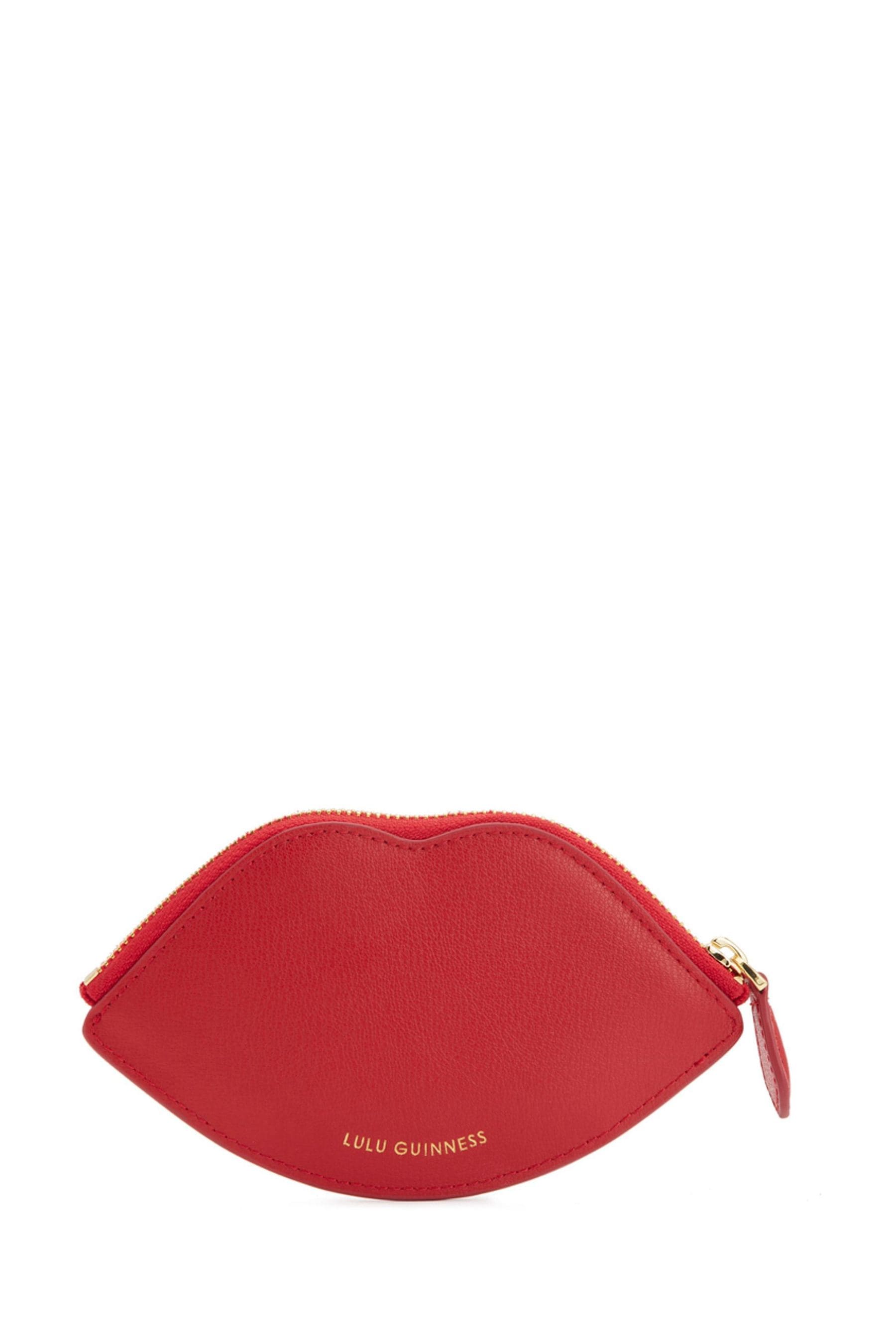 Lulu Guinness Red Lip Aria Coin Purse