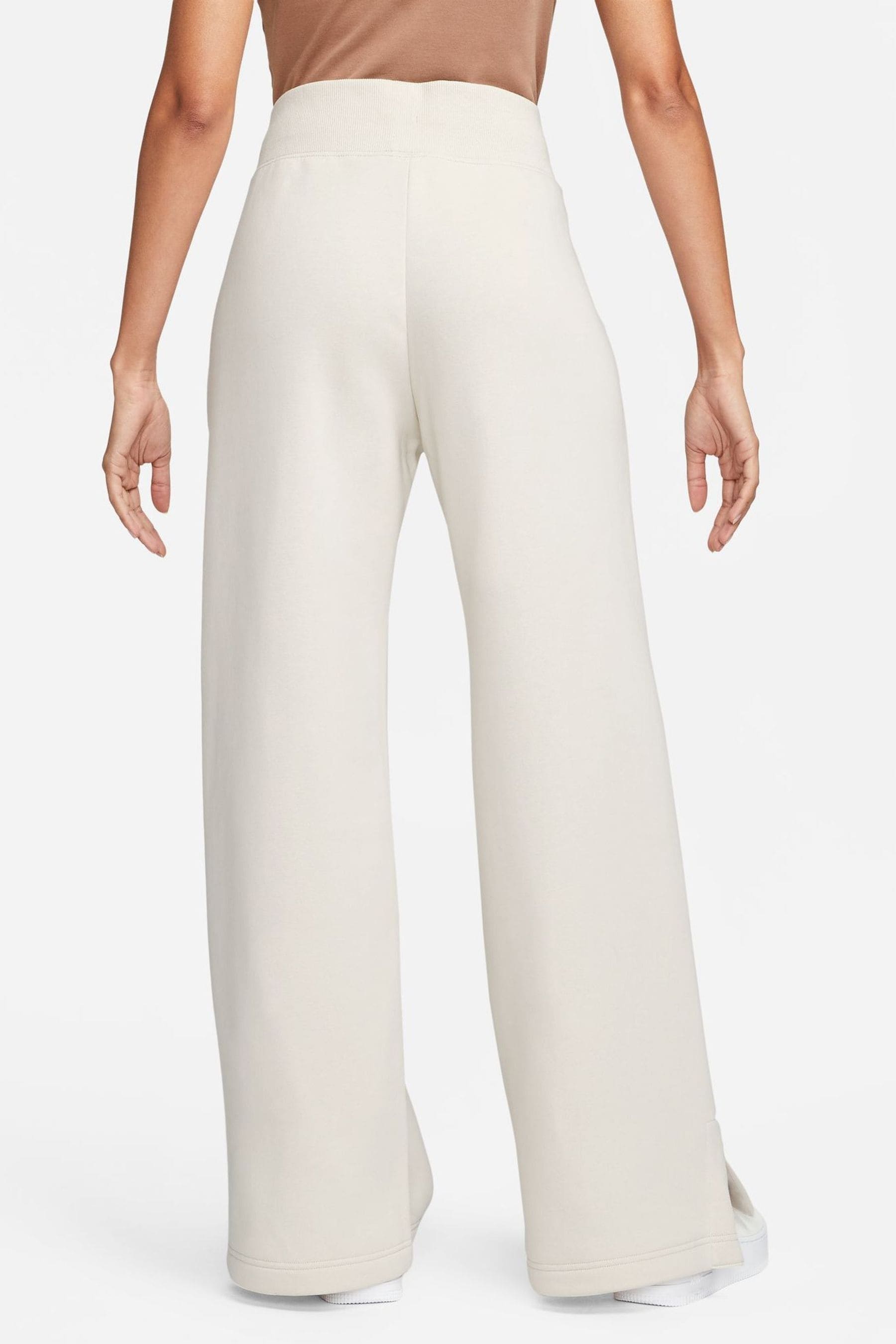 Nike wide sales leg joggers oatmeal