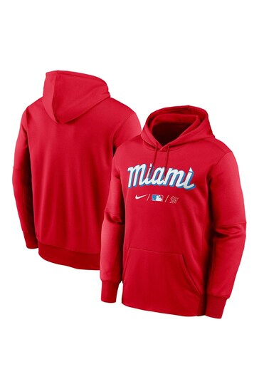 Miami Marlins Nike City Connect Therma Hoodie - Mens