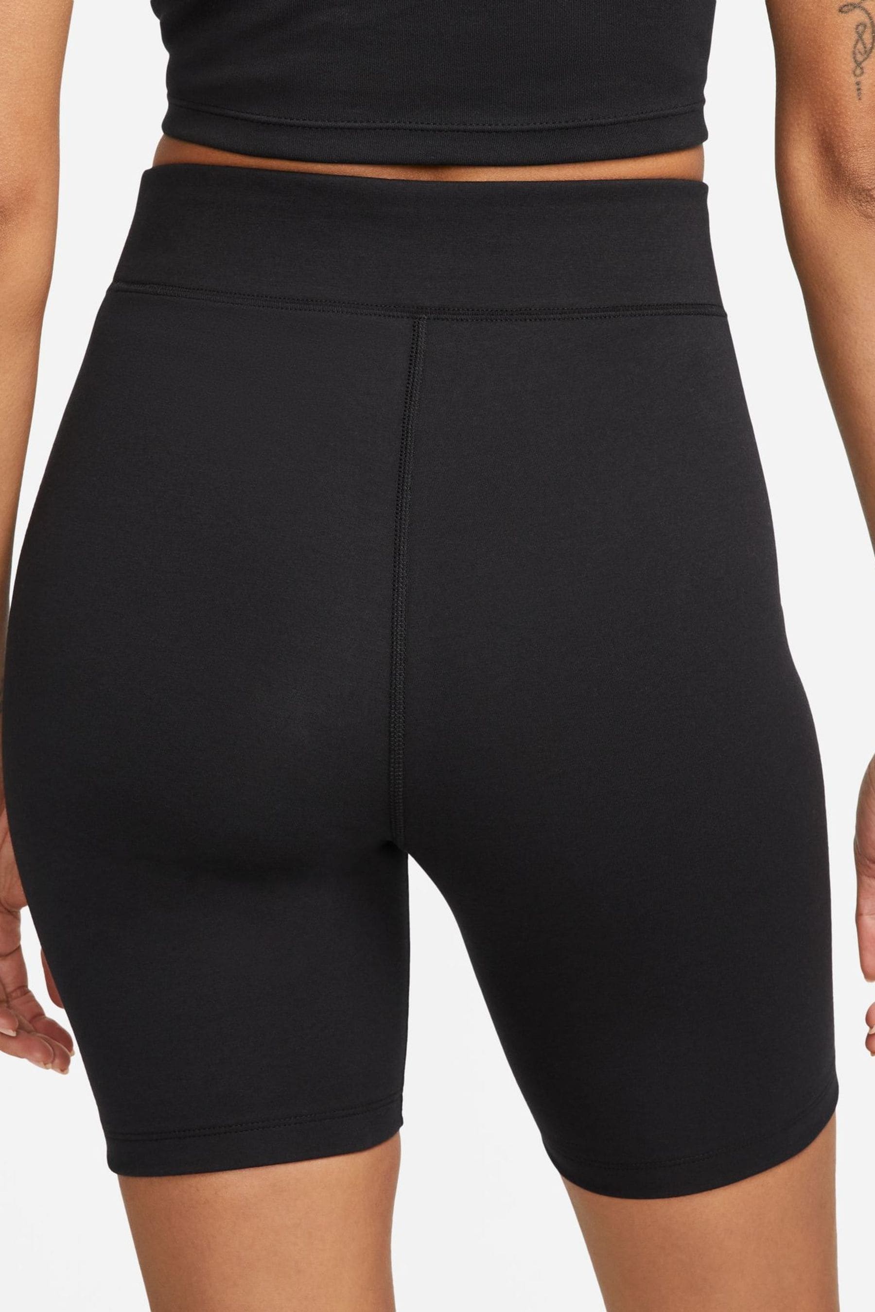 Black nike cycling shorts sales