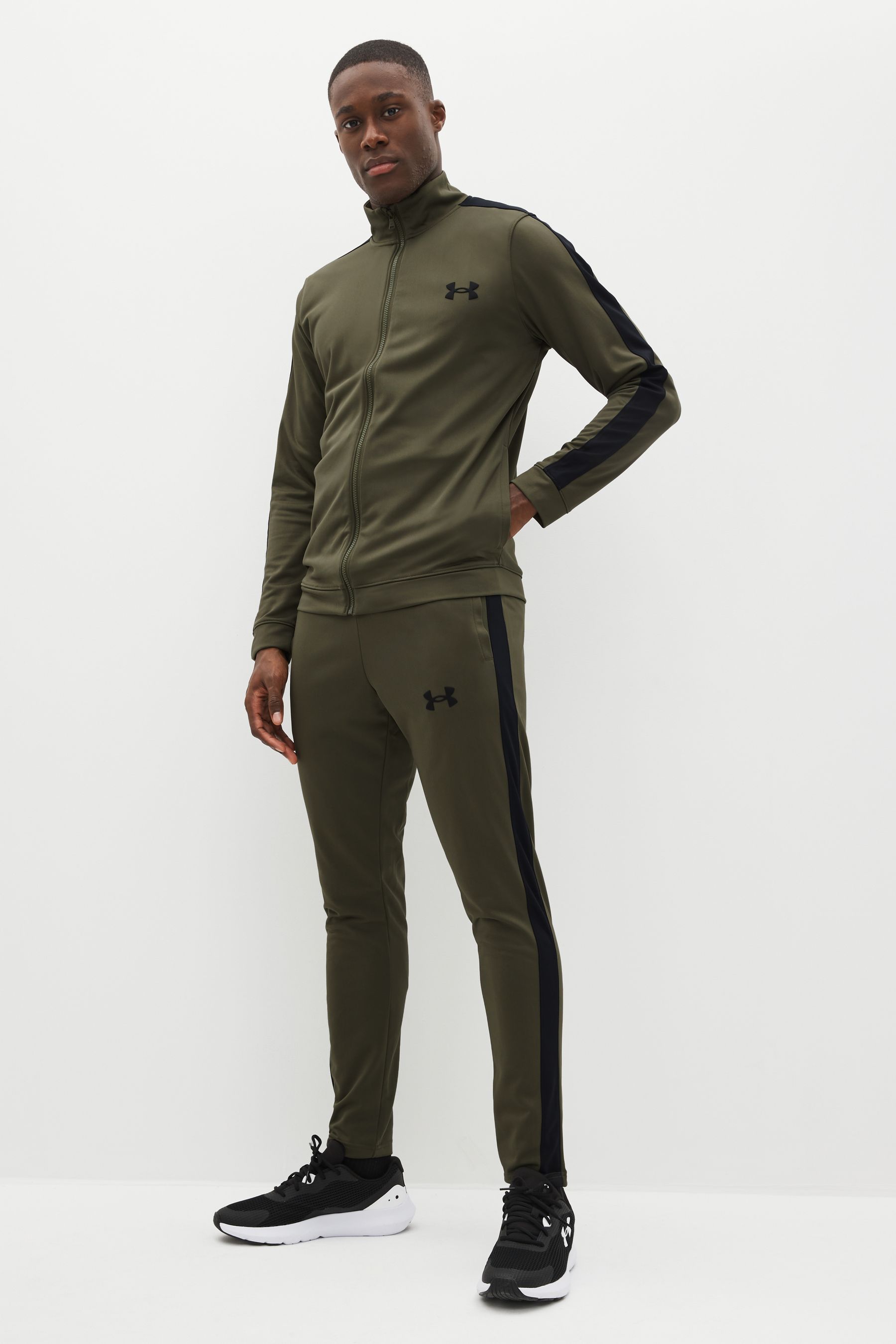Under armour shop khaki tracksuit