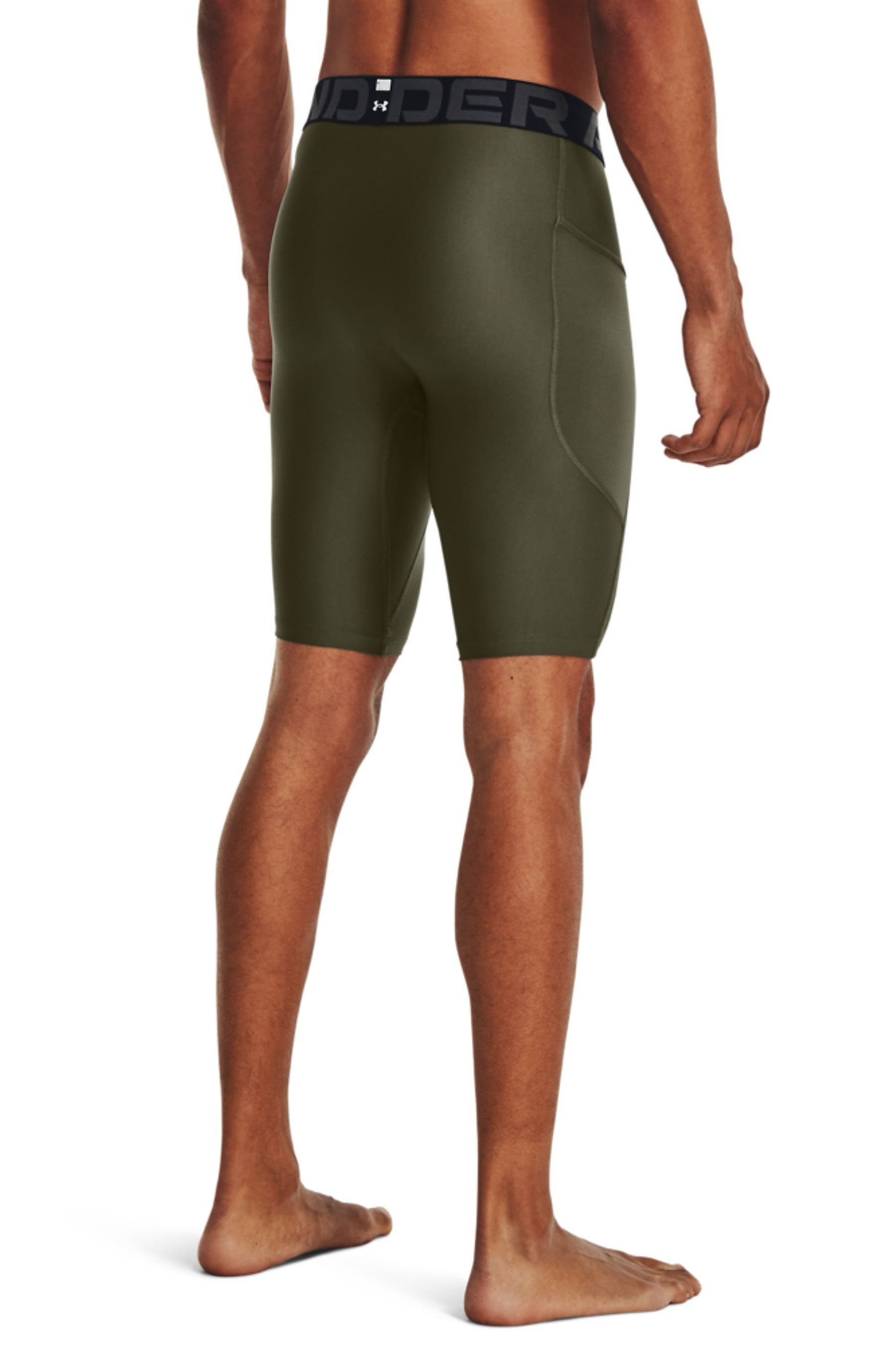 Under armour long shorts sale