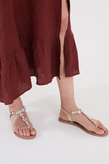 Buy Accessorize Gold Rome Sparkle Sandals from the Next UK online shop