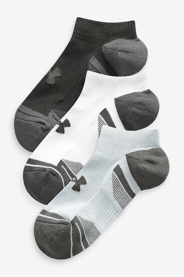 Under Armour Grey Performance Tech Socks 3 Pack