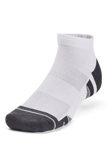 Under Armour Grey Tech Low Socks 3 Pack