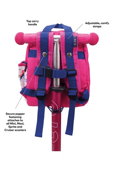 Microscooters Pink Unicorn Backpack