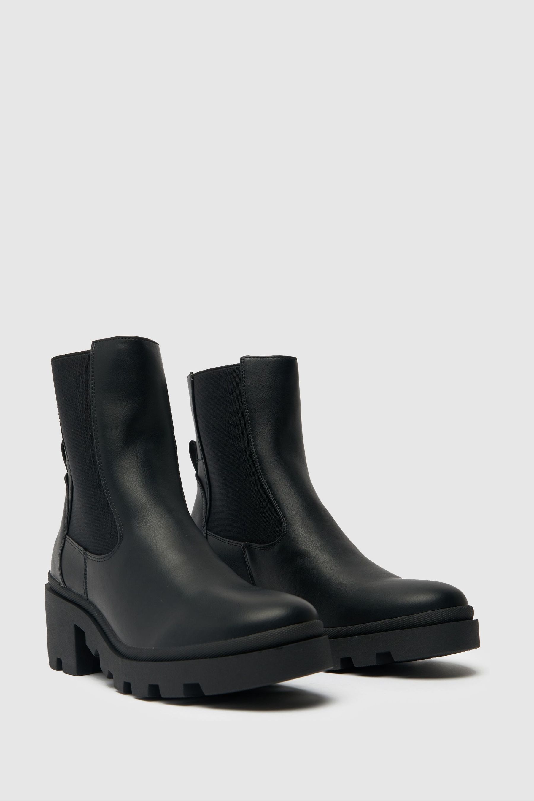 Buy Schuh Black Aspen Chunky Chelsea Boots from the Next UK online shop