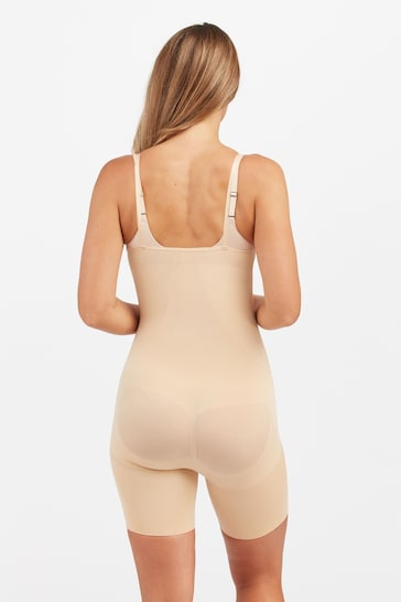 Spanx Everyday Shaping Open Bust Mid Thigh Bodysuit