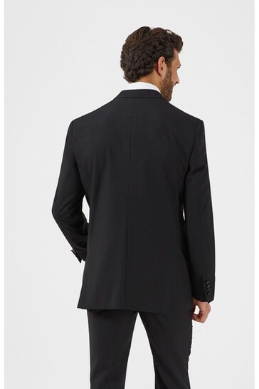 Skopes Sinatra Black Tailored Double Breasted Suit Jacket