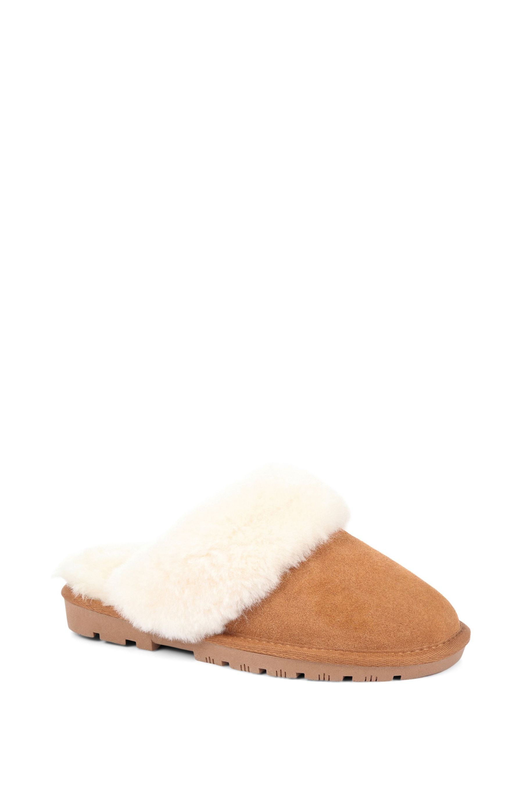 Pavers sheepskin clearance slippers